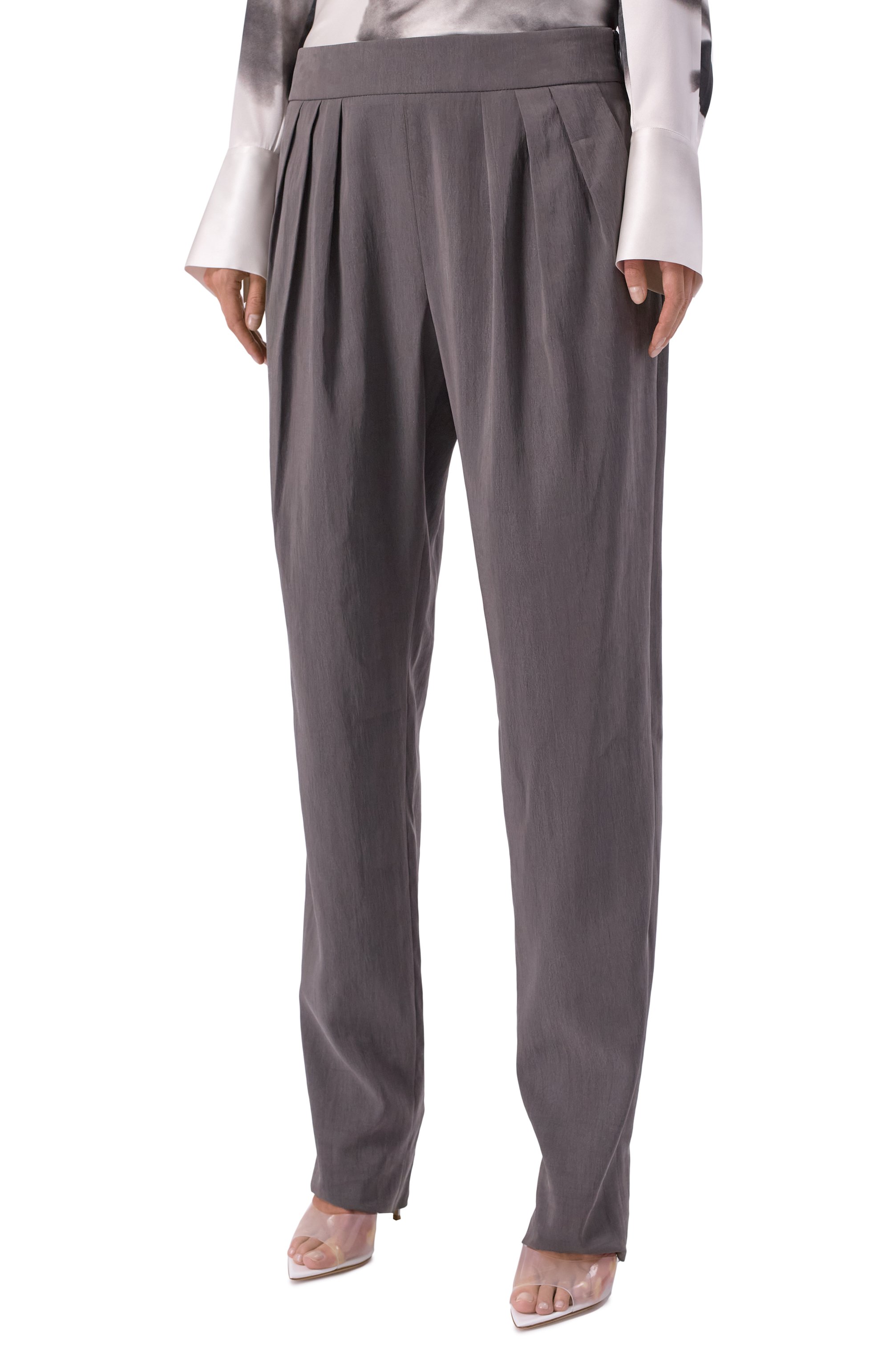 Шелковые брюки GIORGIO ARMANI, арт. GW002792/TE13824, фото 3