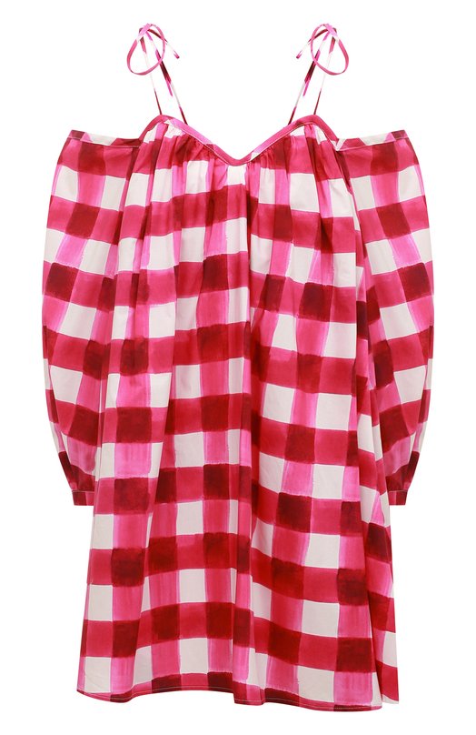 

Хлопковое платье MSGM, Розовый