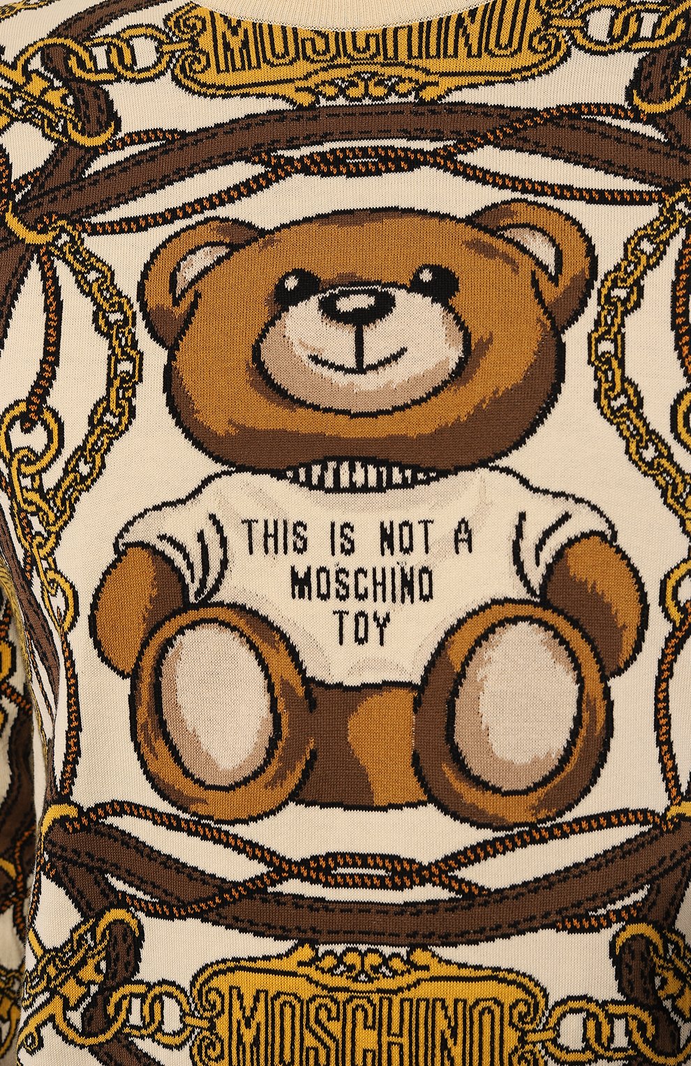 Хлопковый джемпер MOSCHINO, арт. A0920/5207, фото 5