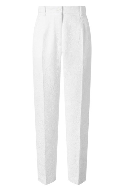 Женские брюки из хлопка и вискозы DOLCE & GABBANA, арт. FTAM2T/FJTBV