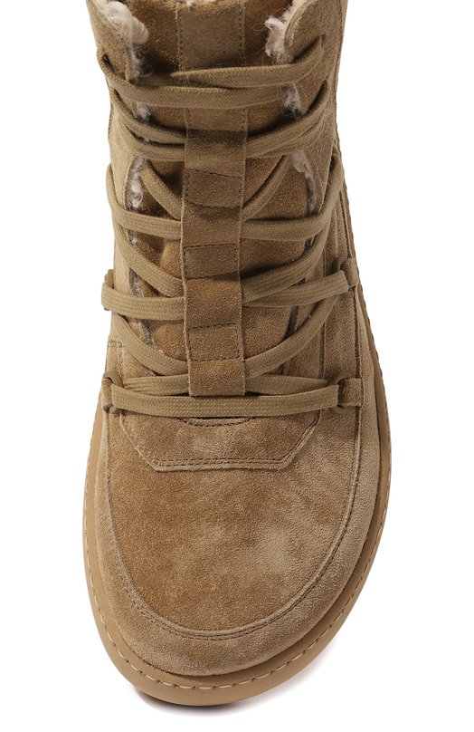 Замшевые ботинки Gia 24 GIABORGHINI Бежевый, фото 6