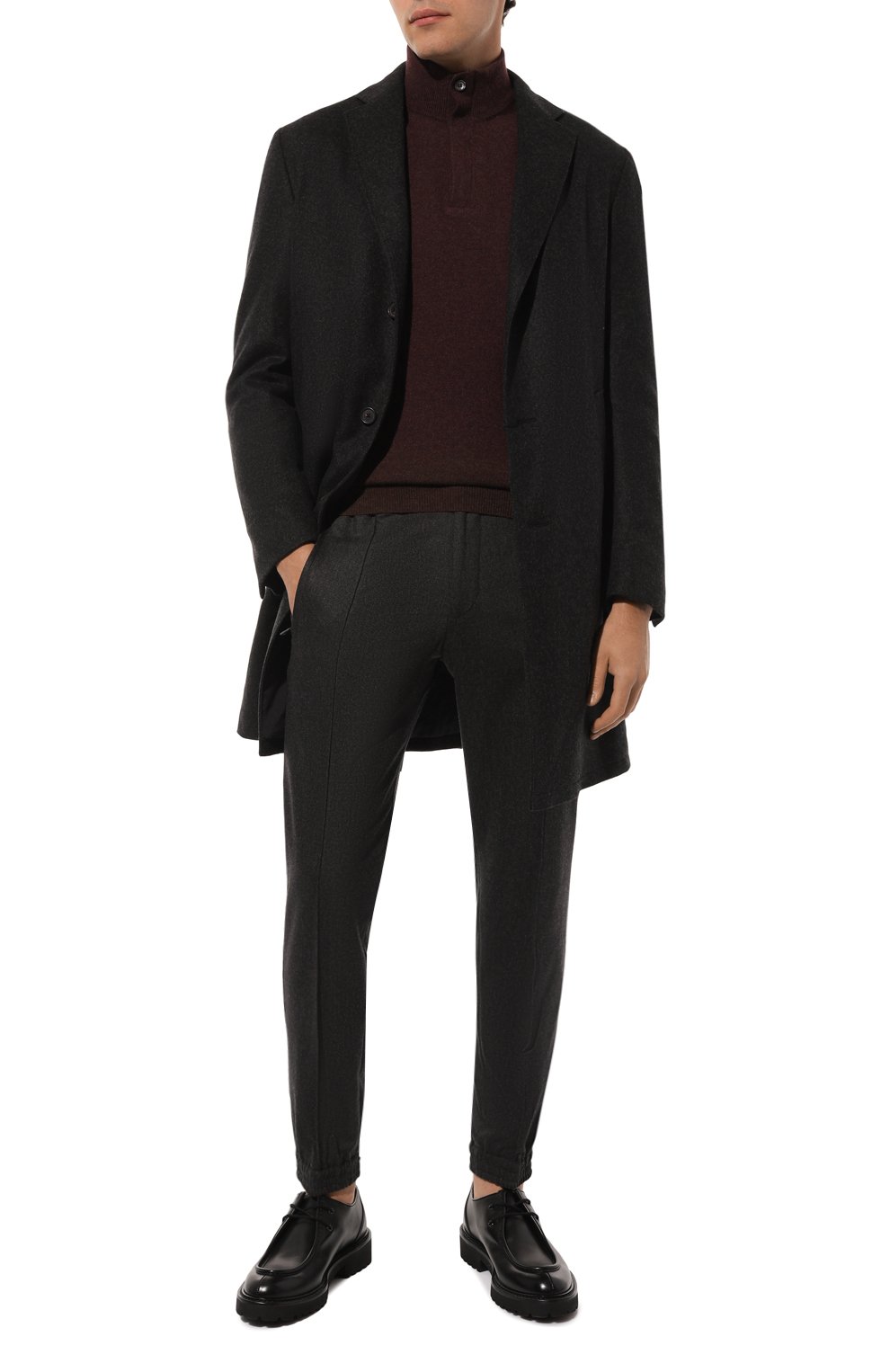 Кашемировый джемпер CORNELIANI бордового цвета по цене 106500 руб., арт. 94M533-9425185, фото 2 Кашемировый джемпер CORNELIANI, арт. 94M533-9425185, фото 2