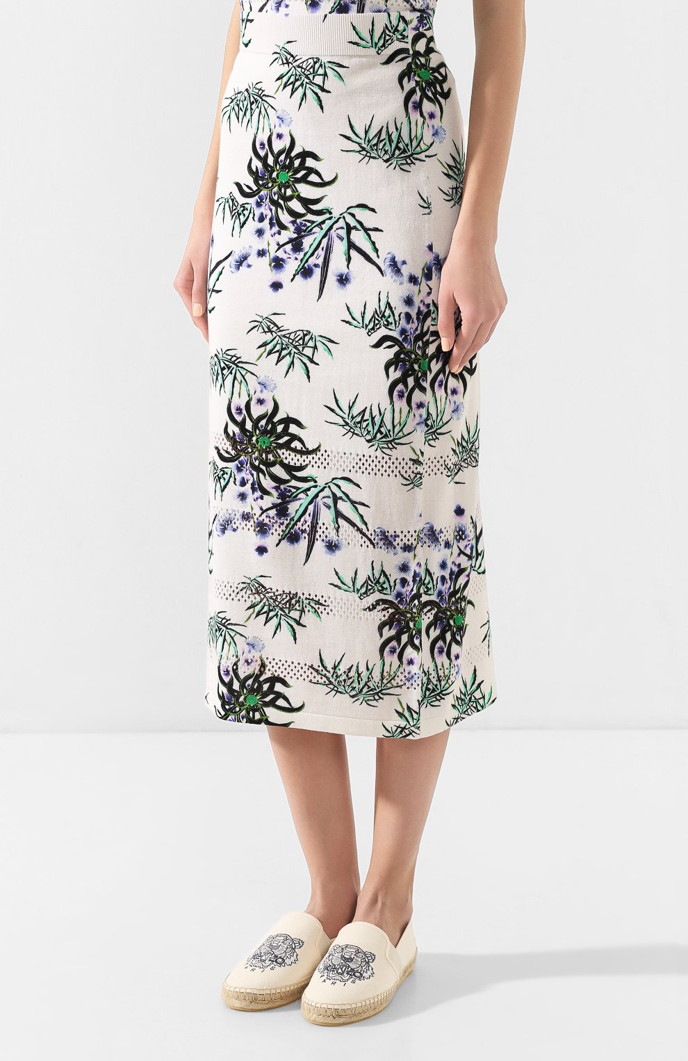 Юбка из смеси вискозы и хлопка KENZO, арт. FA52JU515821, фото 3