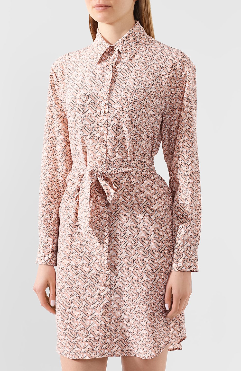 Шелковое платье BURBERRY, арт. 8028961, фото 3