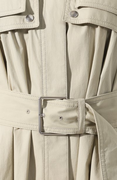 Хлопковое платье PROENZA SCHOULER зеленого цвета по цене 112000 руб., арт. R1913033-AC089, фото 5 Хлопковое платье PROENZA SCHOULER, арт. R1913033-AC089, фото 5