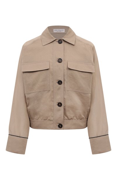 Женская хлопковая куртка BRUNELLO CUCINELLI, арт. MH911EM626