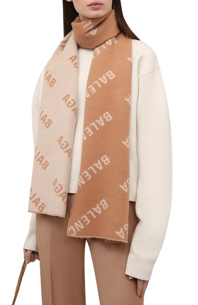 Шерстяной шарф BALENCIAGA, арт. 673133/420B8, фото 2