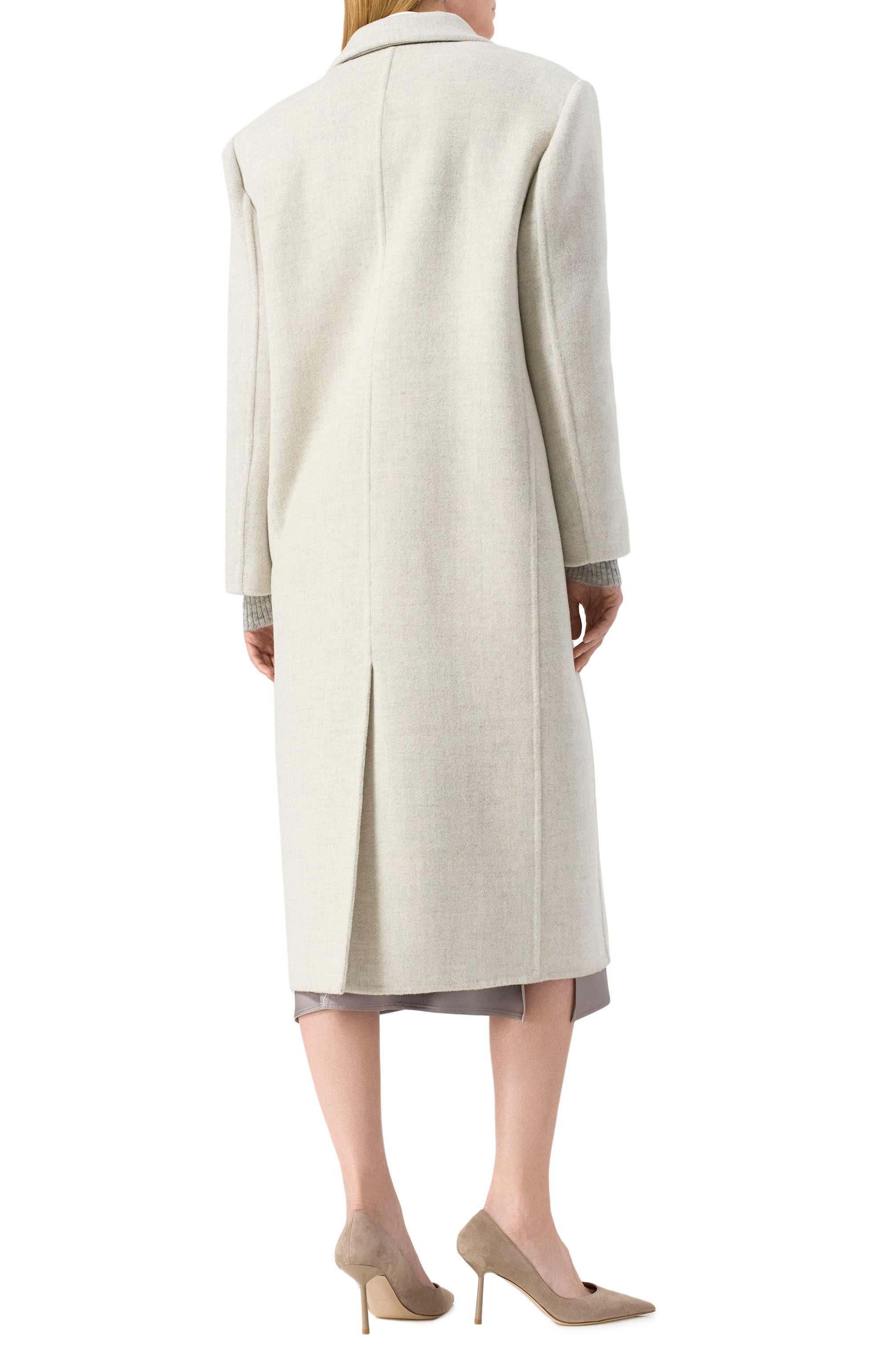 Пальто из шерсти и кашемира BRUNELLO CUCINELLI, арт. MD5329861, фото 4