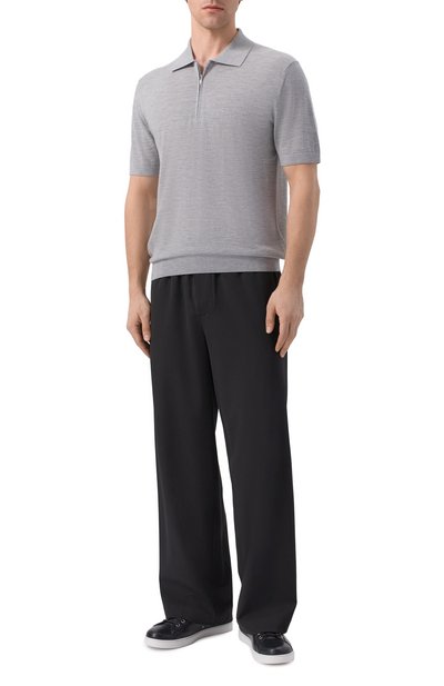 Поло из шерсти и шелка 12 STOREEZ, арт. 136312, фото 2