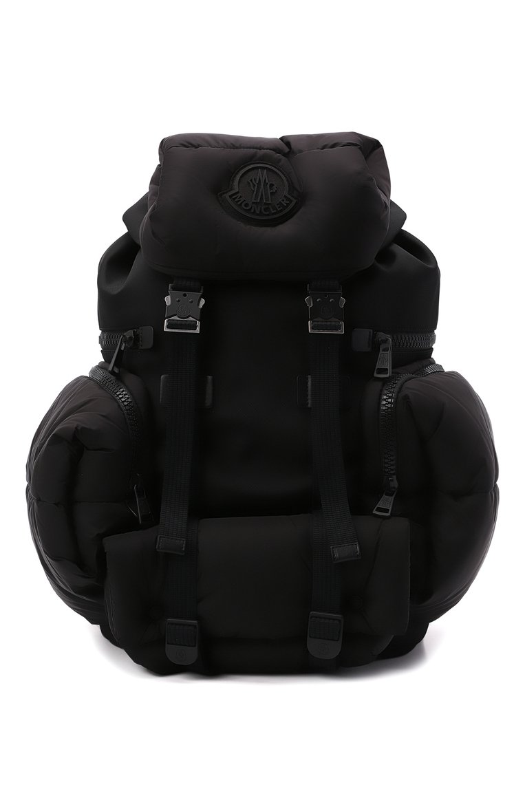 Мужской текстильный рюкзак area MONCLER черного цвета, арт. G2-09A-5A601-00-02T02 | Фото 1 (Ремень/цепочка: На ремешке; Материал: Текстиль; Размер: large; Сумки-технические: Рюкзаки - большие)