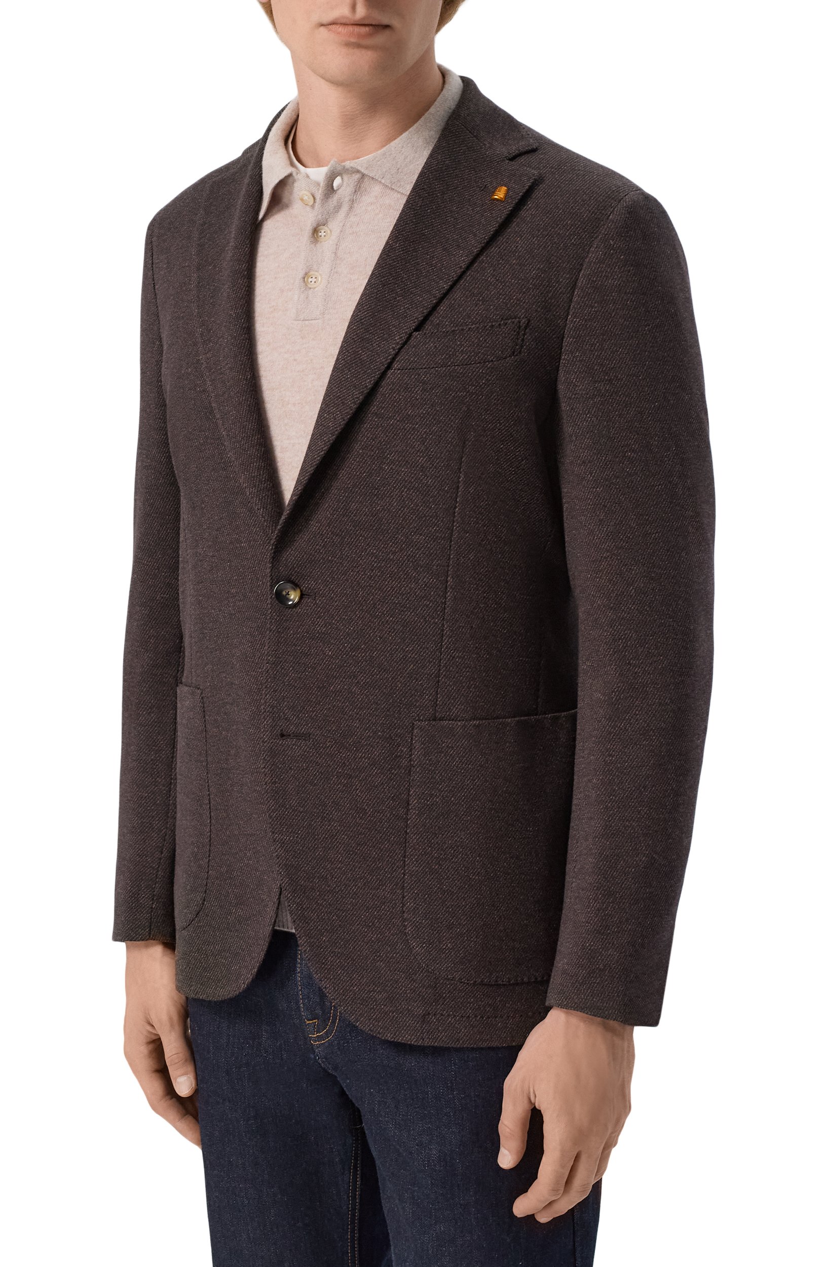 Пиджак из шерсти и хлопка SARTORIA LATORRE, арт. JD74/JK136, фото 3