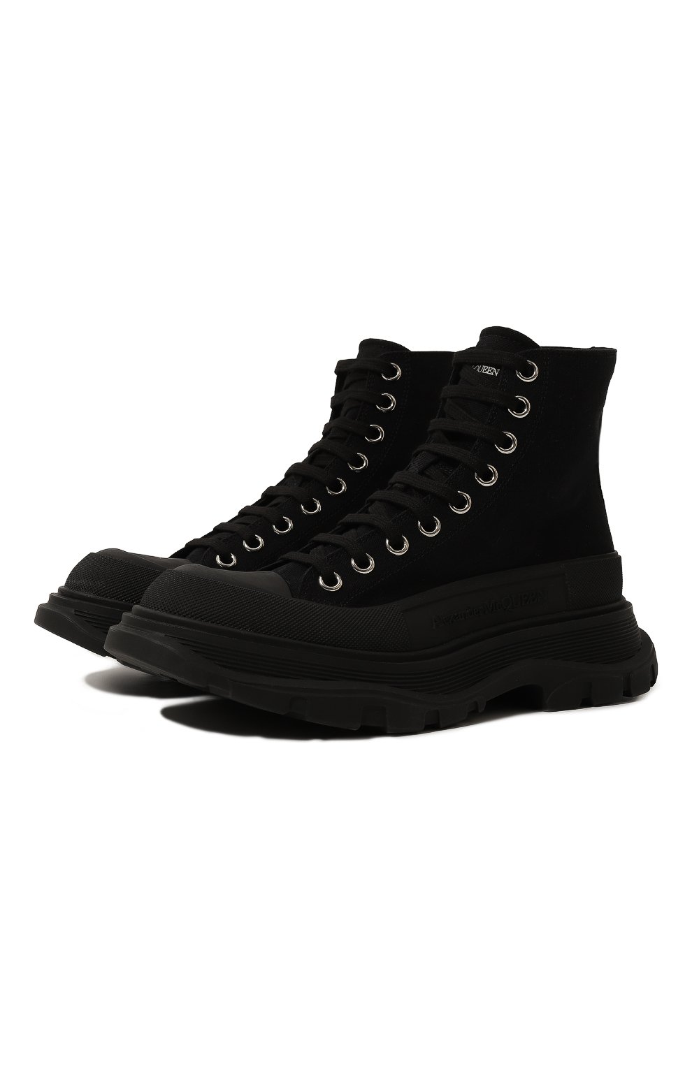 Текстильные ботинки tread slick ALEXANDER MCQUEEN, арт. 697080/W4MV2/1000, фото 1