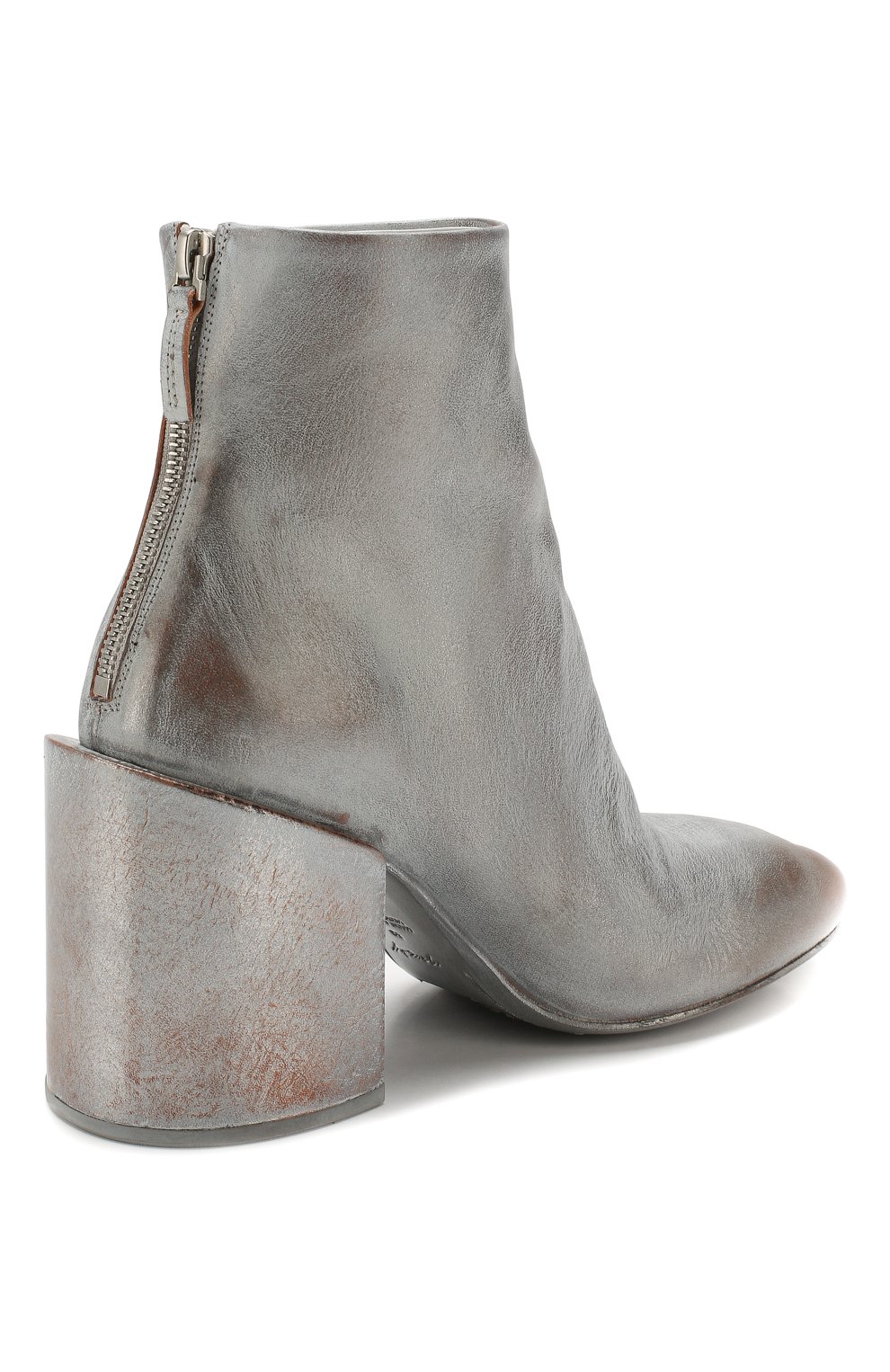 Кожаные ботильоны MARSELL серебряного цвета по цене 88350 руб., арт. MW5570/CAV.LAM.ASP., фото 4 Кожаные ботильоны MARSELL, арт. MW5570/CAV.LAM.ASP., фото 4