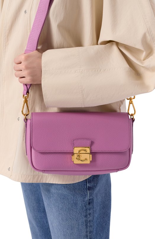 Сумка C-Me Lock medium Coccinelle E1 U4K 12 02 01 Сиреневый  E1 U4K 12 02 01 Фото 2