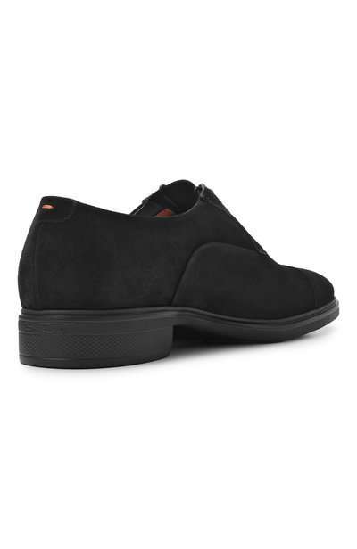 Замшевые оксфорды easy SANTONI черного цвета по цене 93150 руб., арт. MGEG18957NEAXGEX, фото 4 Замшевые оксфорды easy SANTONI, арт. MGEG18957NEAXGEX, фото 4