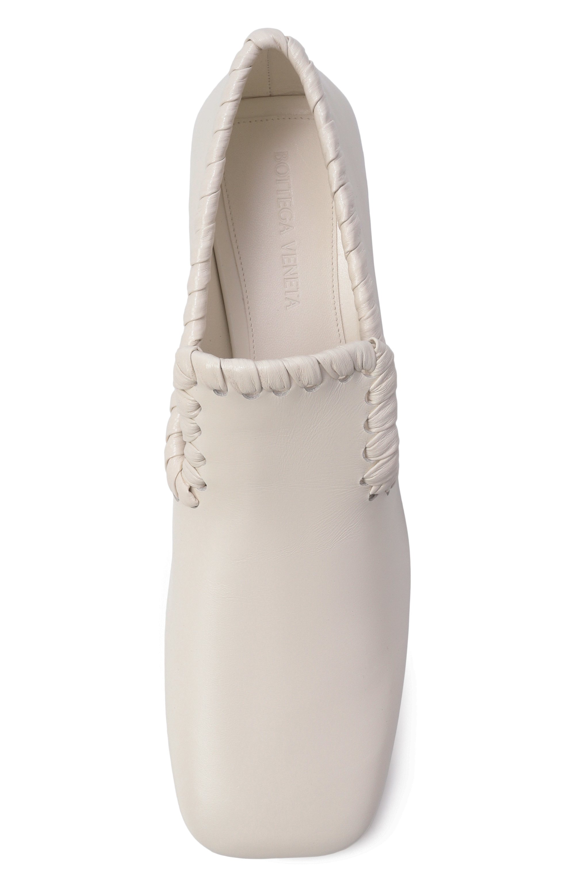 Кожаные туфли sabato BOTTEGA VENETA белого цвета по цене 152000 руб., арт. 868212/V3H90, фото 6 Кожаные туфли sabato BOTTEGA VENETA, арт. 868212/V3H90, фото 6