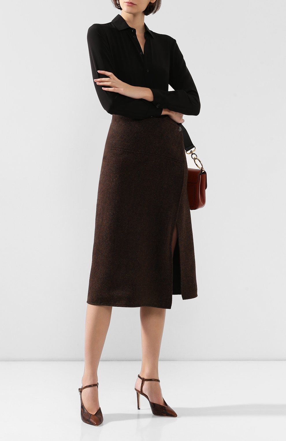 Шерстяная юбка VICTORIA BECKHAM, арт. SK MID 31001B, фото 2