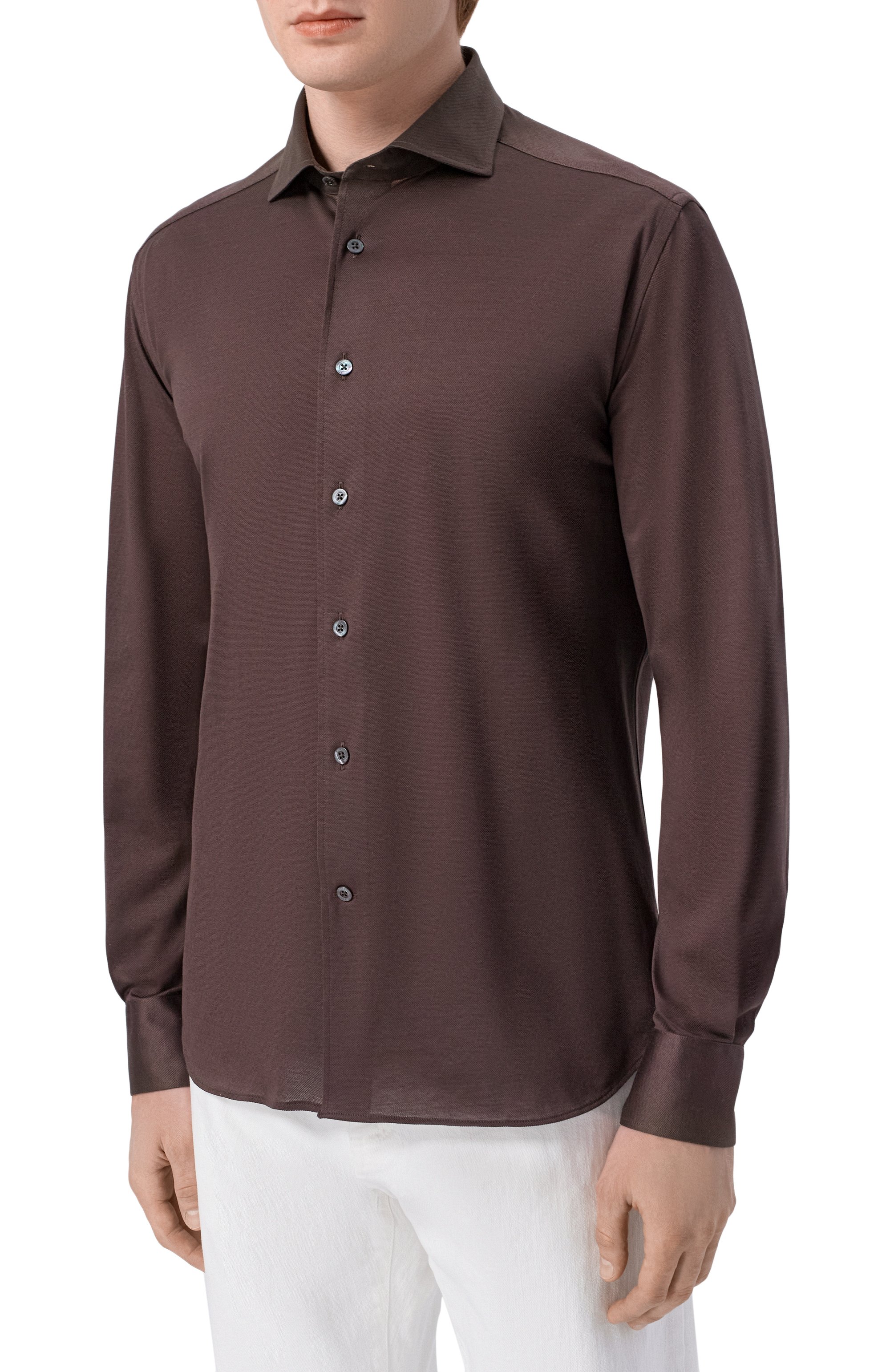 Хлопковая сорочка CORNELIANI, арт. 27P112/2711221, фото 3