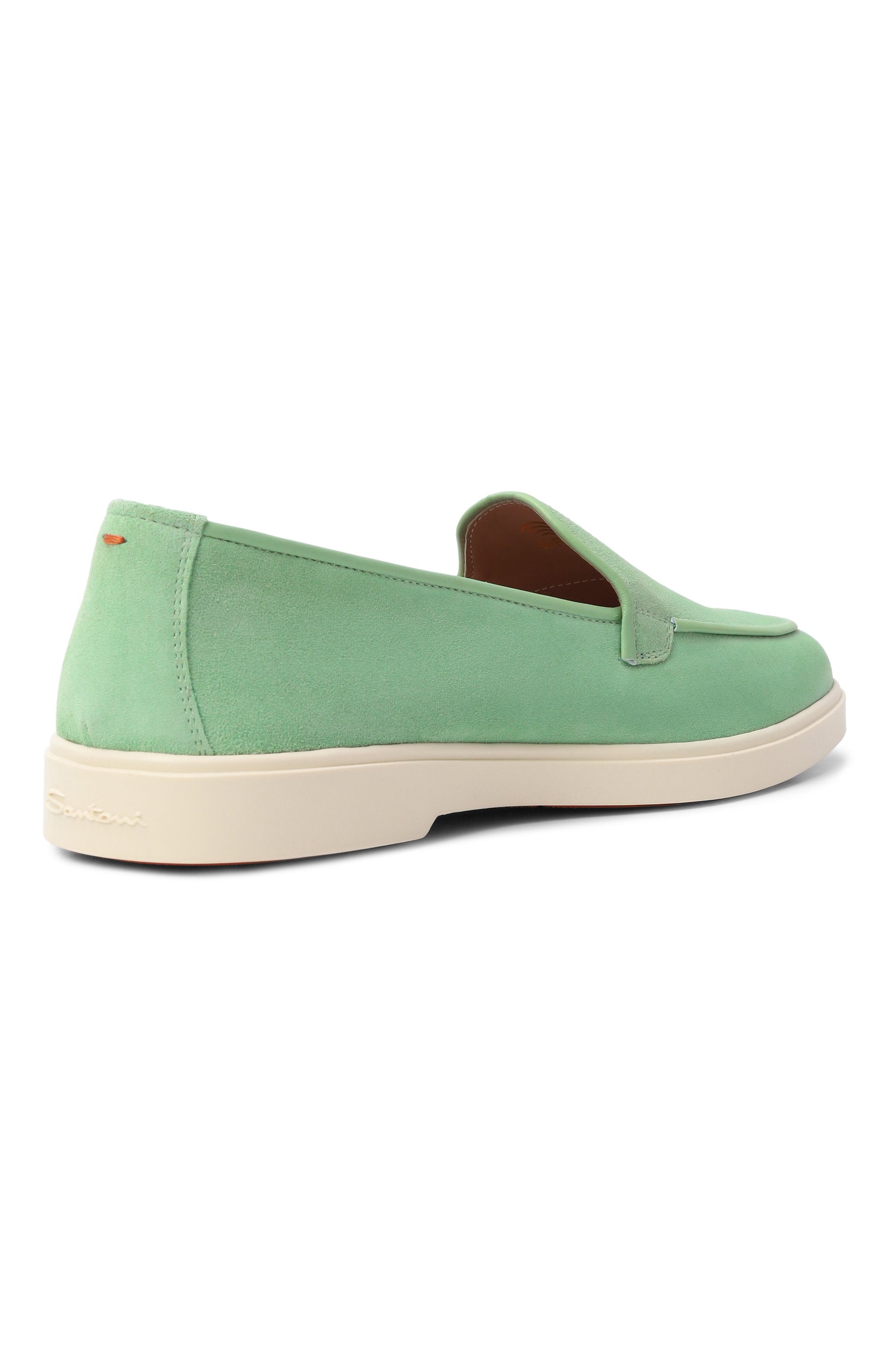 Замшевые лоферы SANTONI, арт. WUYG72027TISN0RB, фото 5