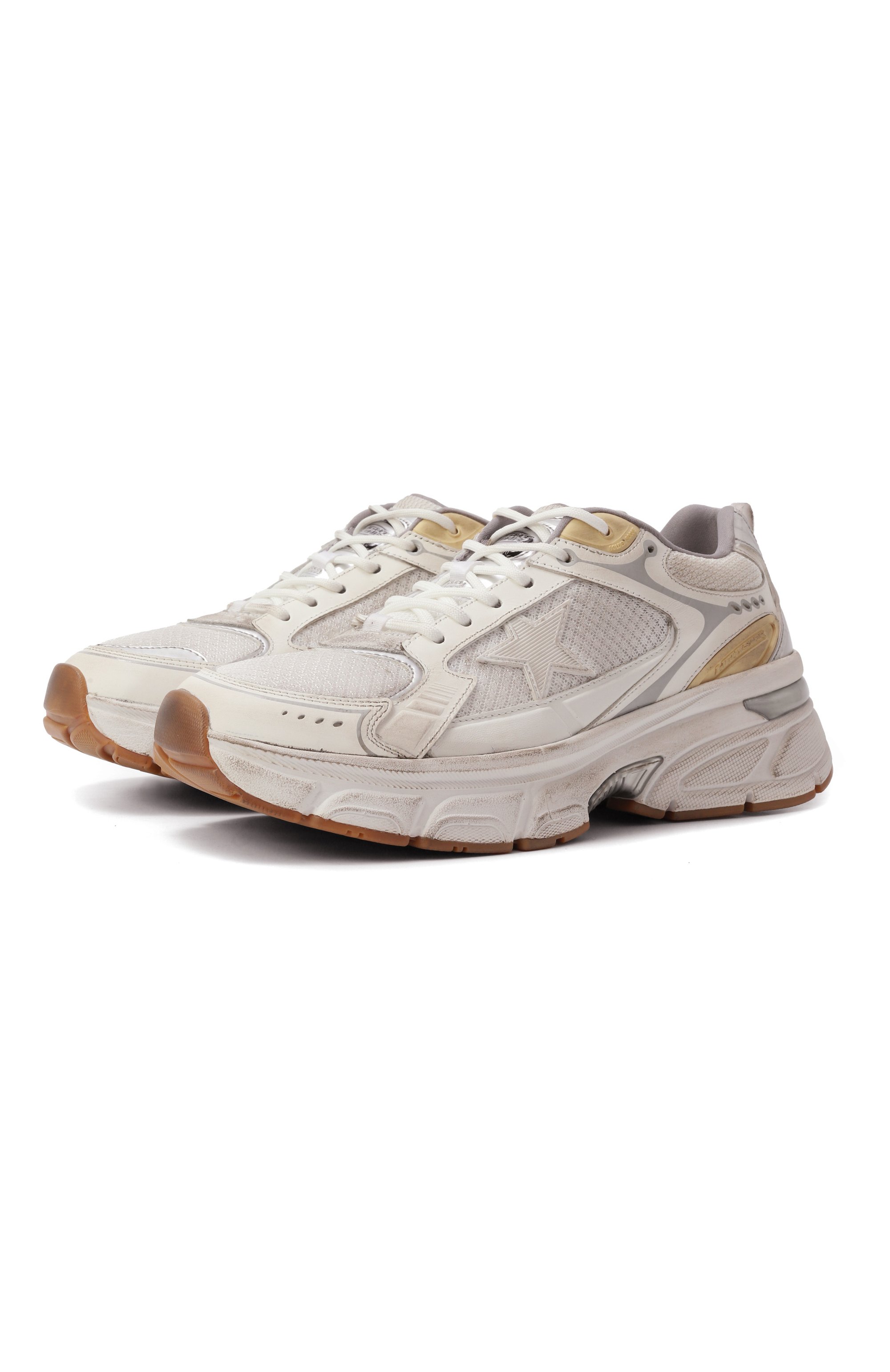 Комбинированные кроссовки lightstar GOLDEN GOOSE DELUXE BRAND, арт. GWF00724.F006476, фото 1