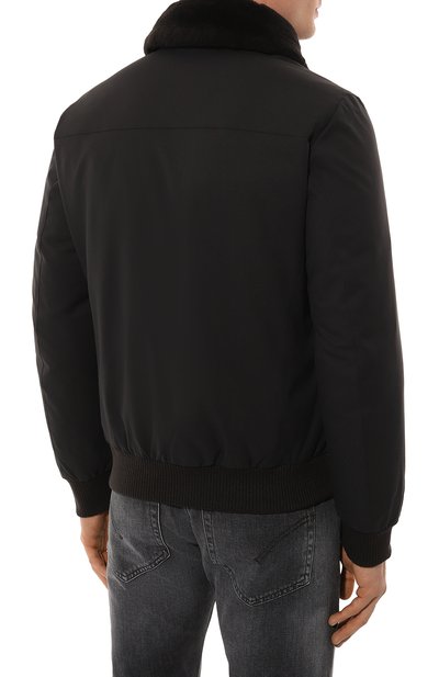 Пуховый бомбер с воротником из овчины GIMO'S, арт. 4W20.U.040.345, фото 4