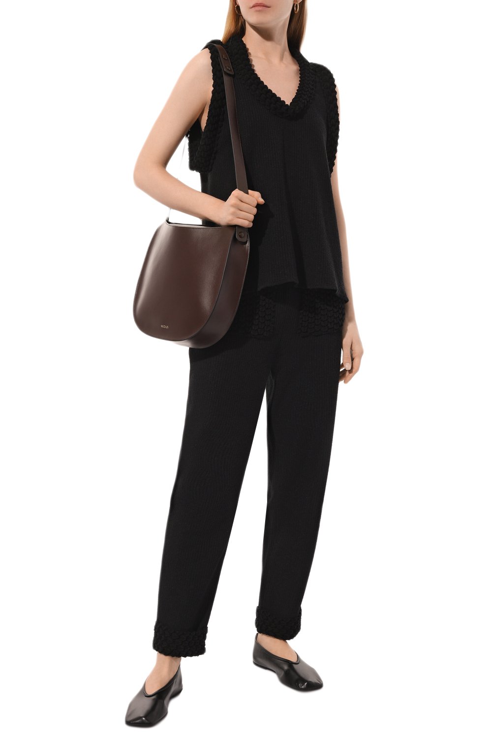 Топ из хлопка и вискозы AND THE BRAND, арт. S24-TP031-1404-900, фото 2