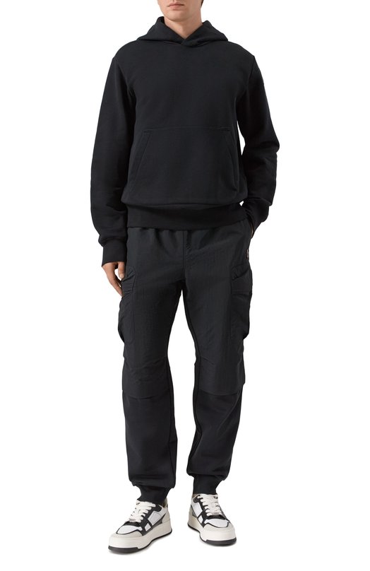 Хлопковое худи Parajumpers 25WMPMFLEY22 Чёрный  25WMPMFLEY22 Фото 2