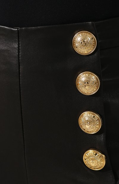 Кожаные брюки BALMAIN, арт. RF15710/L055, фото 5