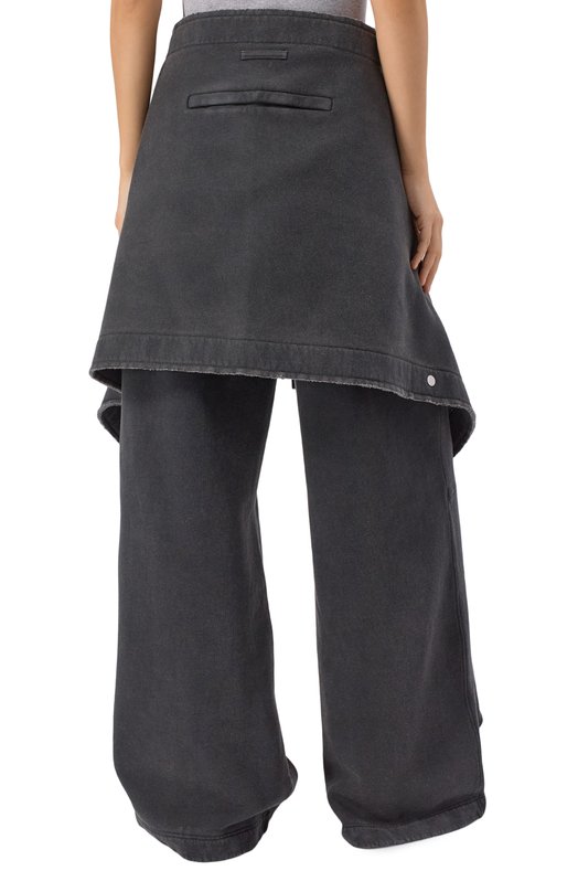 Хлопковые брюки Jean Paul Gaultier 25/04-W-TR025/J020 Серый  25/04-W-TR025/J020 Фото 4