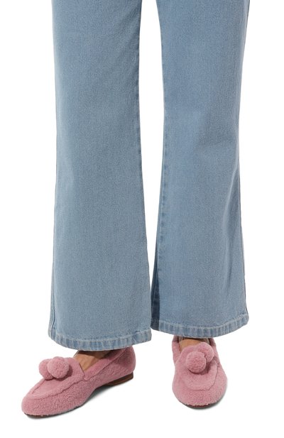 Лоферы из овчины SANTONI, арт. WUAG71062PA1N0FK, фото 3