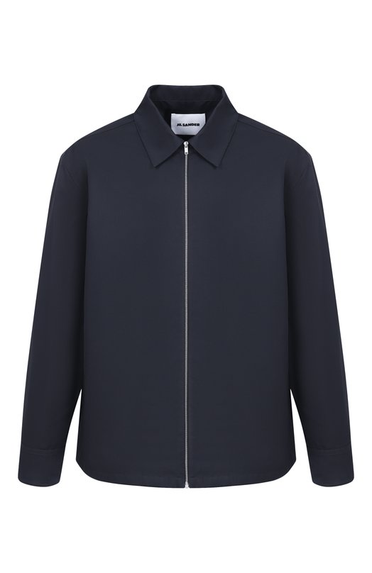 Куртка из хлопка и шелка Jil Sander J22DL0368/J45266 Чёрный J22DL0368/J45266