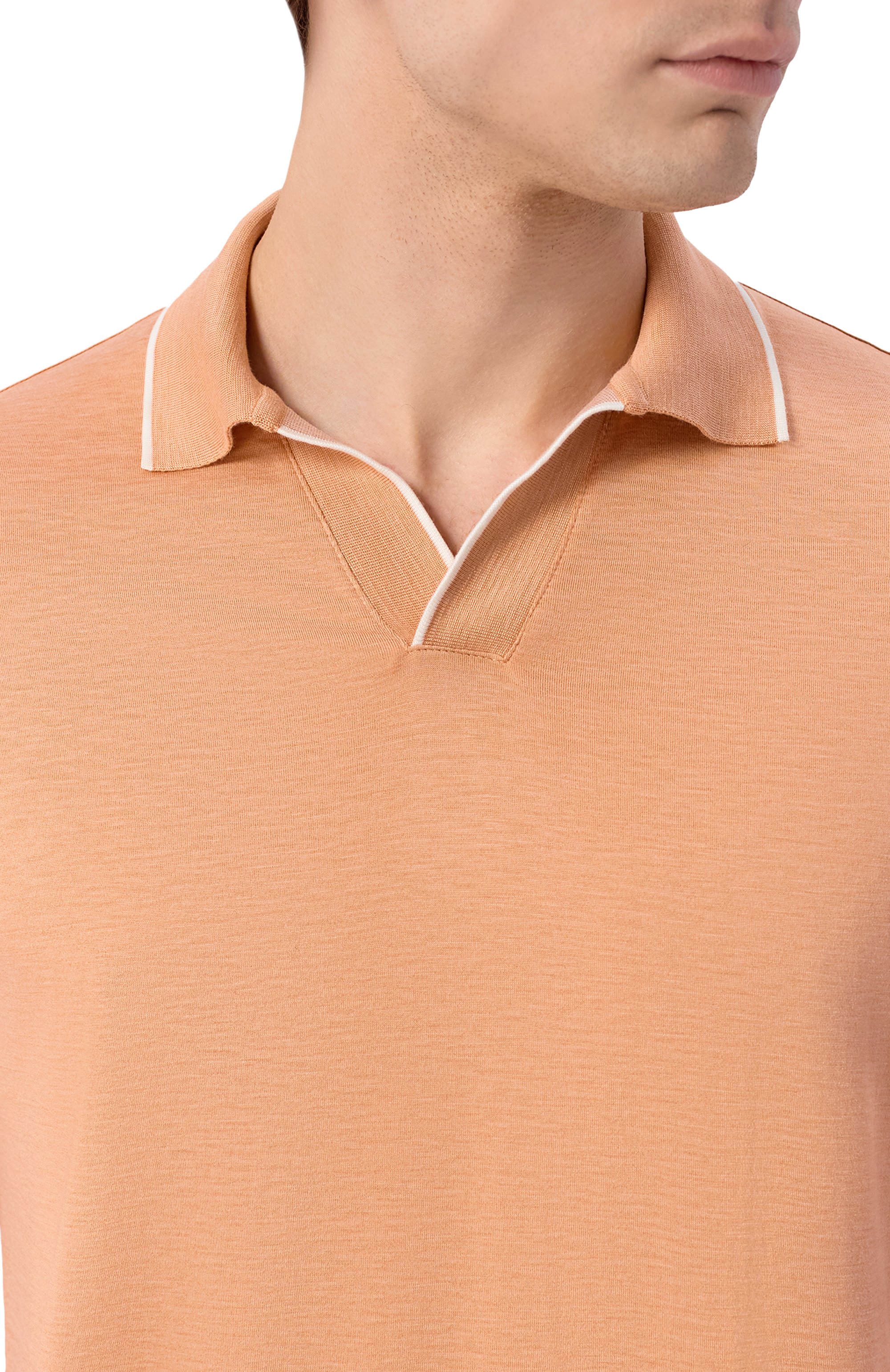 Поло из шелка и хлопка PAUL&SHARK, арт. 26411237, фото 5