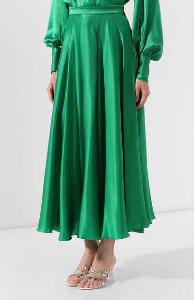 Юбка MSGM зеленого цвета по цене 59050 руб., арт. 2743MDD01 195704, фото 3 Юбка MSGM, арт. 2743MDD01 195704, фото 3