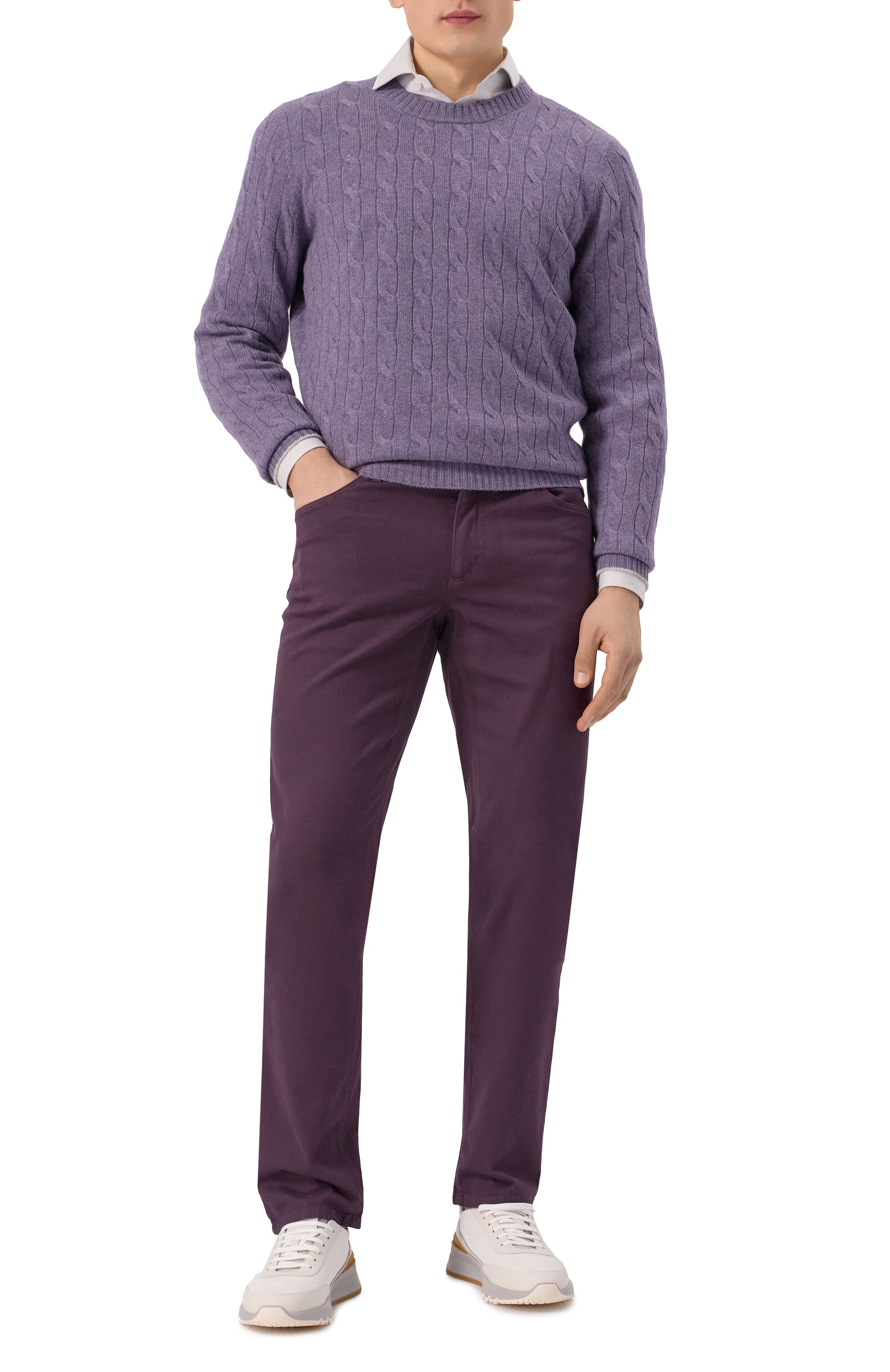 Кашемировый джемпер BRUNELLO CUCINELLI, арт. M22707200, фото 2