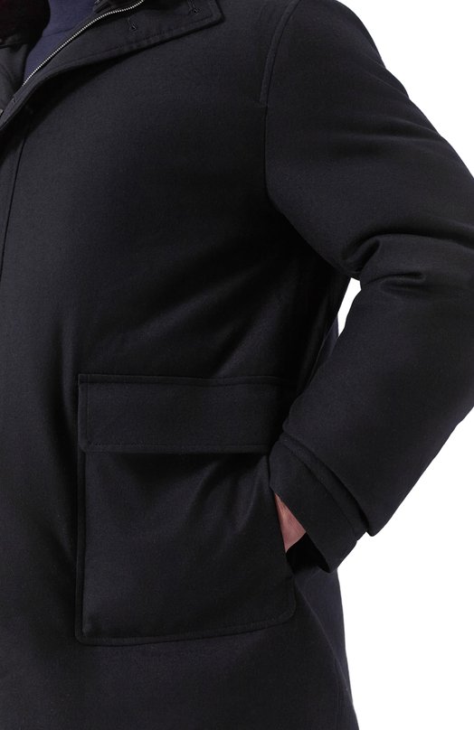 Пальто из шерсти и кашемира Cortigiani 3AG625 Синий  3AG625 Фото 5