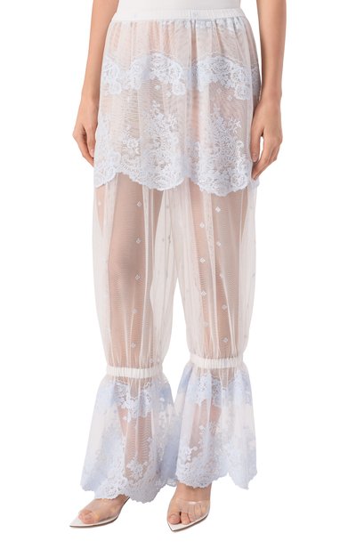 Брюки PERVERT белого цвета по цене 50000 руб., арт. PE25/PA09/14-02, фото 3 Брюки PERVERT, арт. PE25/PA09/14-02, фото 3