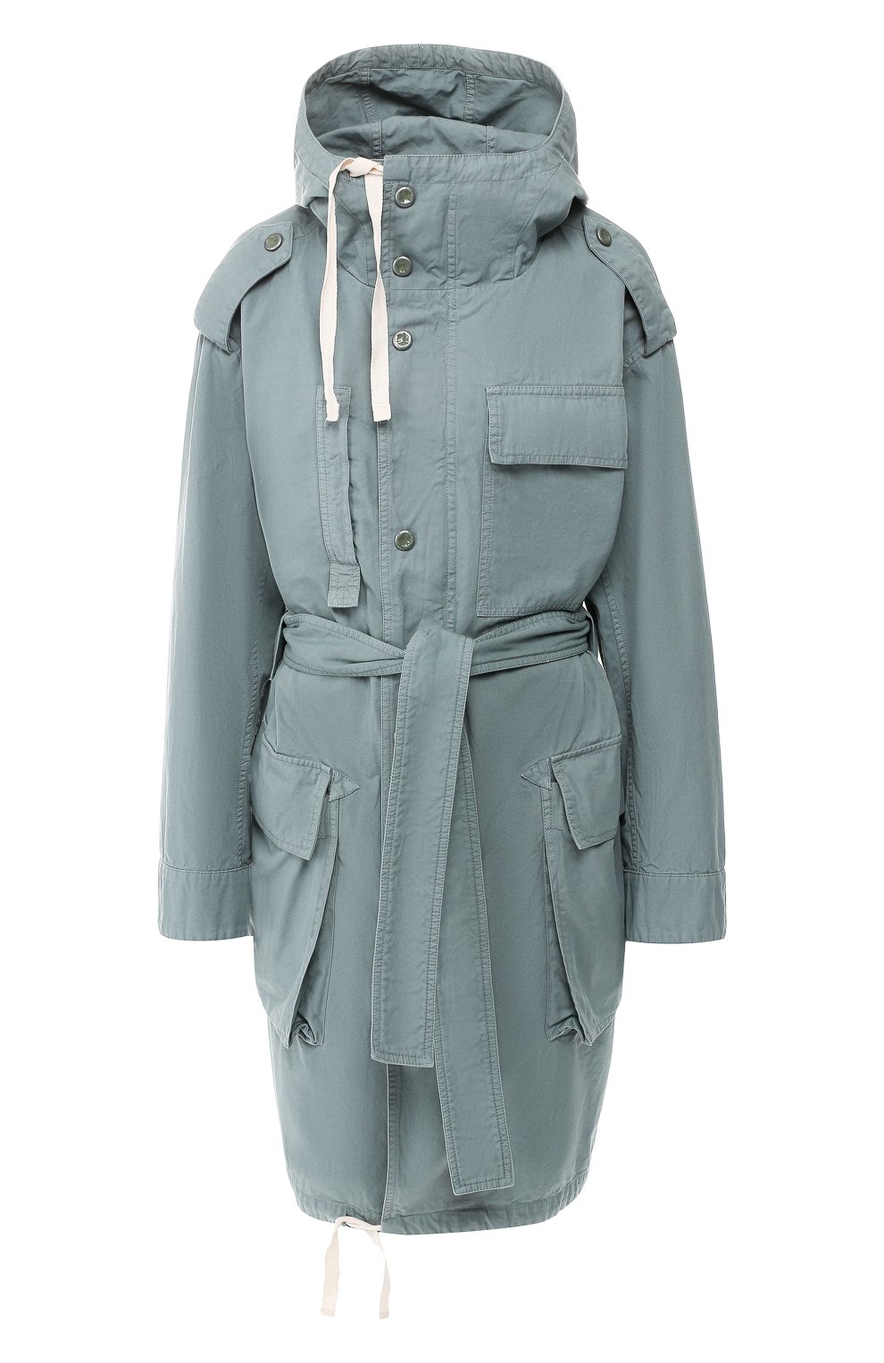 Хлопковая парка ACNE STUDIOS зеленого цвета по цене 61400 руб., арт. A90102, фото 1 Хлопковая парка ACNE STUDIOS, арт. A90102, фото 1