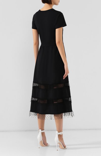 Хлопковое платье REDVALENTINO, арт. SR3MJ02E/4EV, фото 4