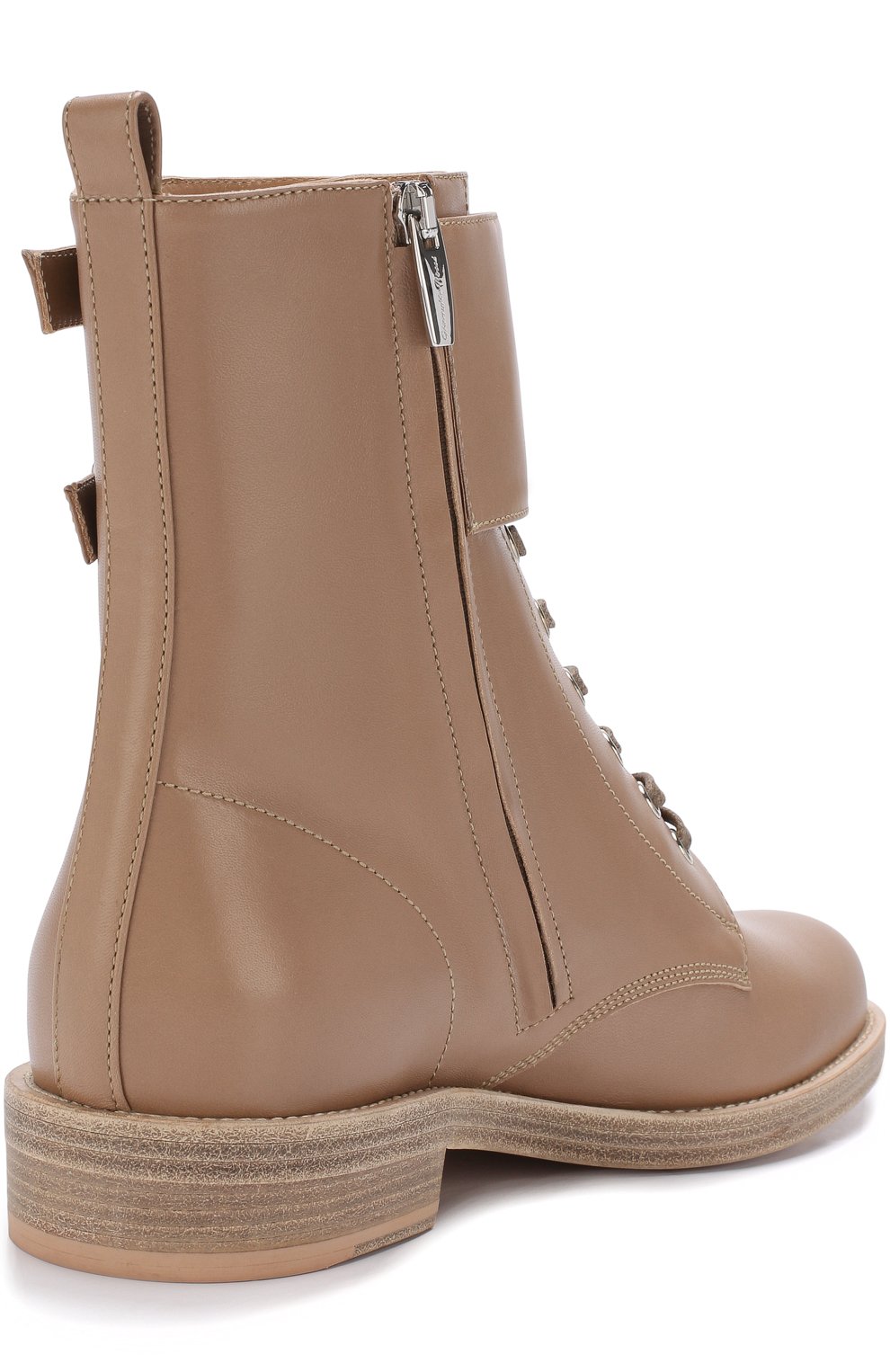 Кожаные ботинки lagarde на шнуровке GIANVITO ROSSI, арт. G70453.20CU0.CLNBISQ, фото 4