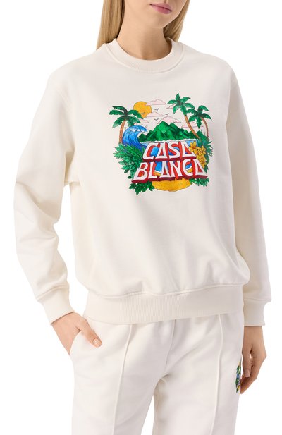 Хлопковый свитшот CASABLANCA, арт. WS25-JTP-364-01, фото 3