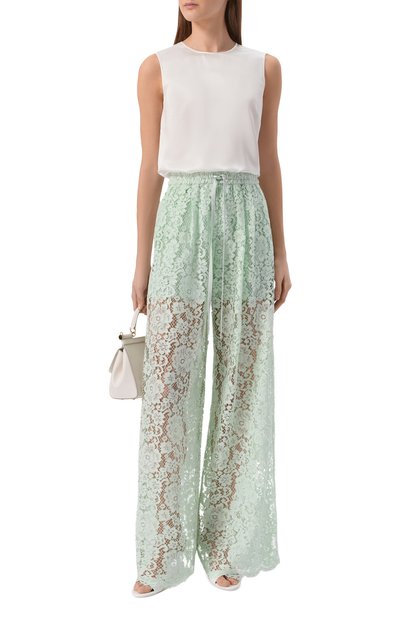 Брюки из хлопка и вискозы DOLCE & GABBANA, арт. FTC9UT/HLMEA, фото 2