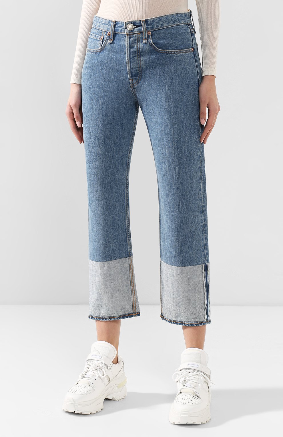 Джинсы RAG AND BONE синего цвета по цене 27950 руб., арт. WDD19F2645S6DR, фото 3 Джинсы RAG AND BONE, арт. WDD19F2645S6DR, фото 3