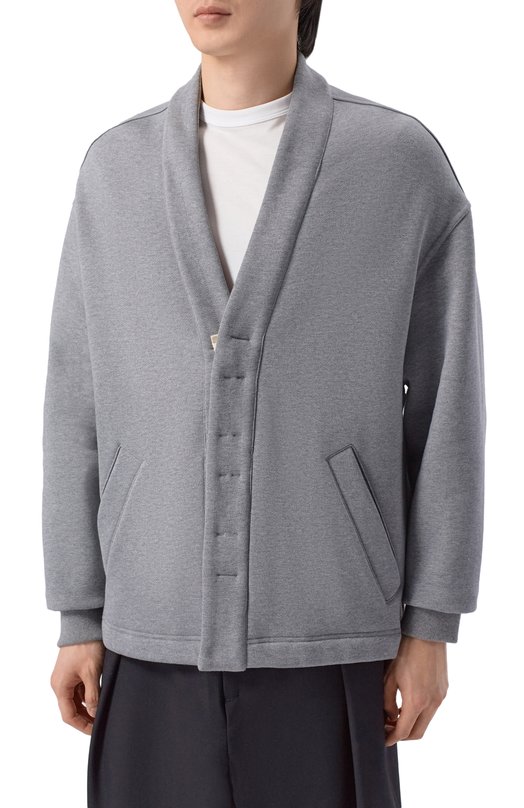 Хлопковая толстовка MORDECAI 26E96MUJ10E Серый  26E96MUJ10E Фото 3