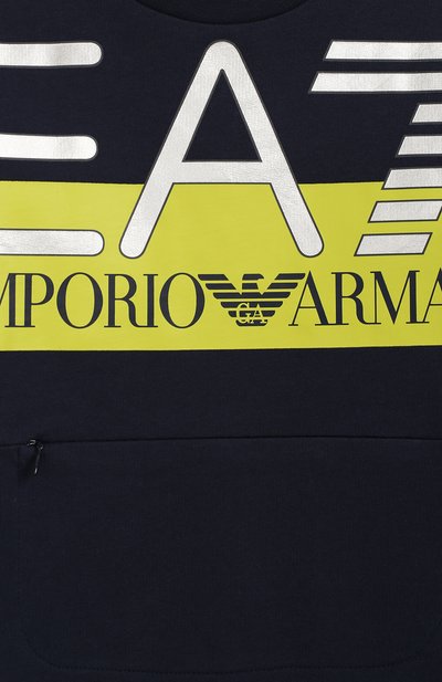 Хлопковый свитшот EA7, арт. 6GBM54/BJ05Z, фото 3