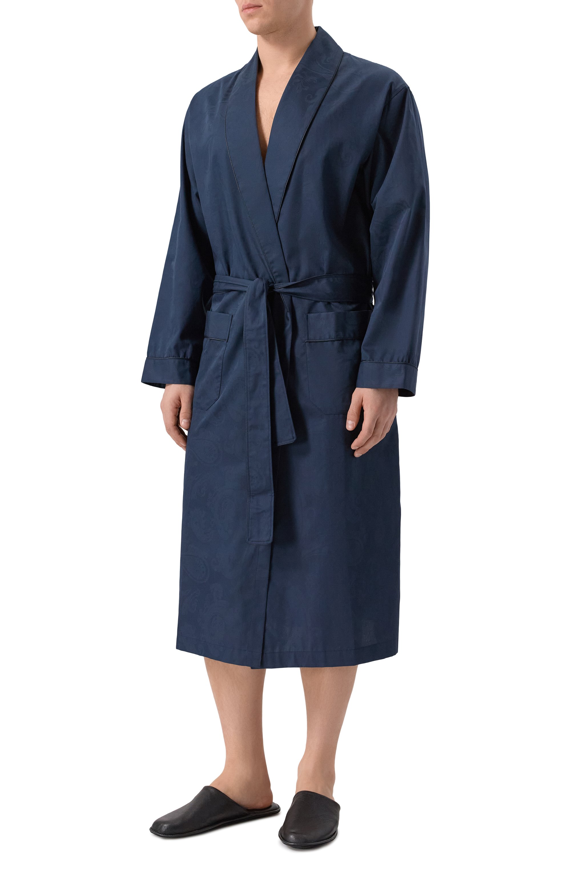 Хлопковый халат ZIMMERLI, арт. 4737-75141, фото 2