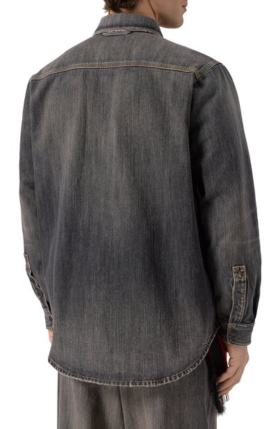 Джинсовая куртка BALENCIAGA темно-серого цвета по цене 283000 руб., арт. 831645/TSW67, фото 4 Джинсовая куртка BALENCIAGA, арт. 831645/TSW67, фото 4