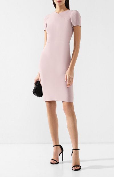 Шерстяное платье GIORGIO ARMANI розового цвета по цене 199500 руб., арт. 9SHVA01S/T001T, фото 2 Шерстяное платье GIORGIO ARMANI, арт. 9SHVA01S/T001T, фото 2