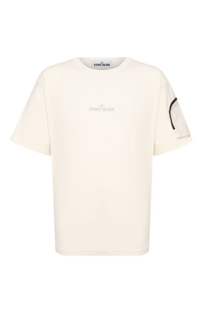 Мужская хлопковая футболка STONE ISLAND, арт. K1S152100004/S0115