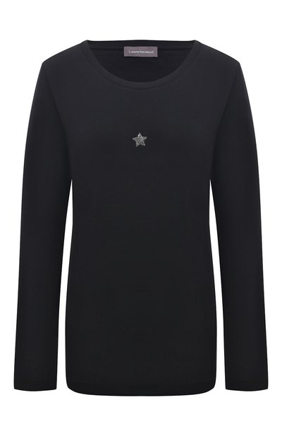 Женская хлопковый лонгслив LORENA ANTONIAZZI, арт. TS10AP/9999