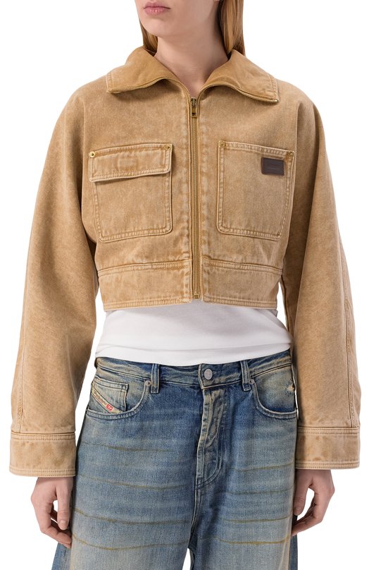 Джинсовая куртка Moschino A0613/5421 Бежевый  A0613/5421 Фото 3